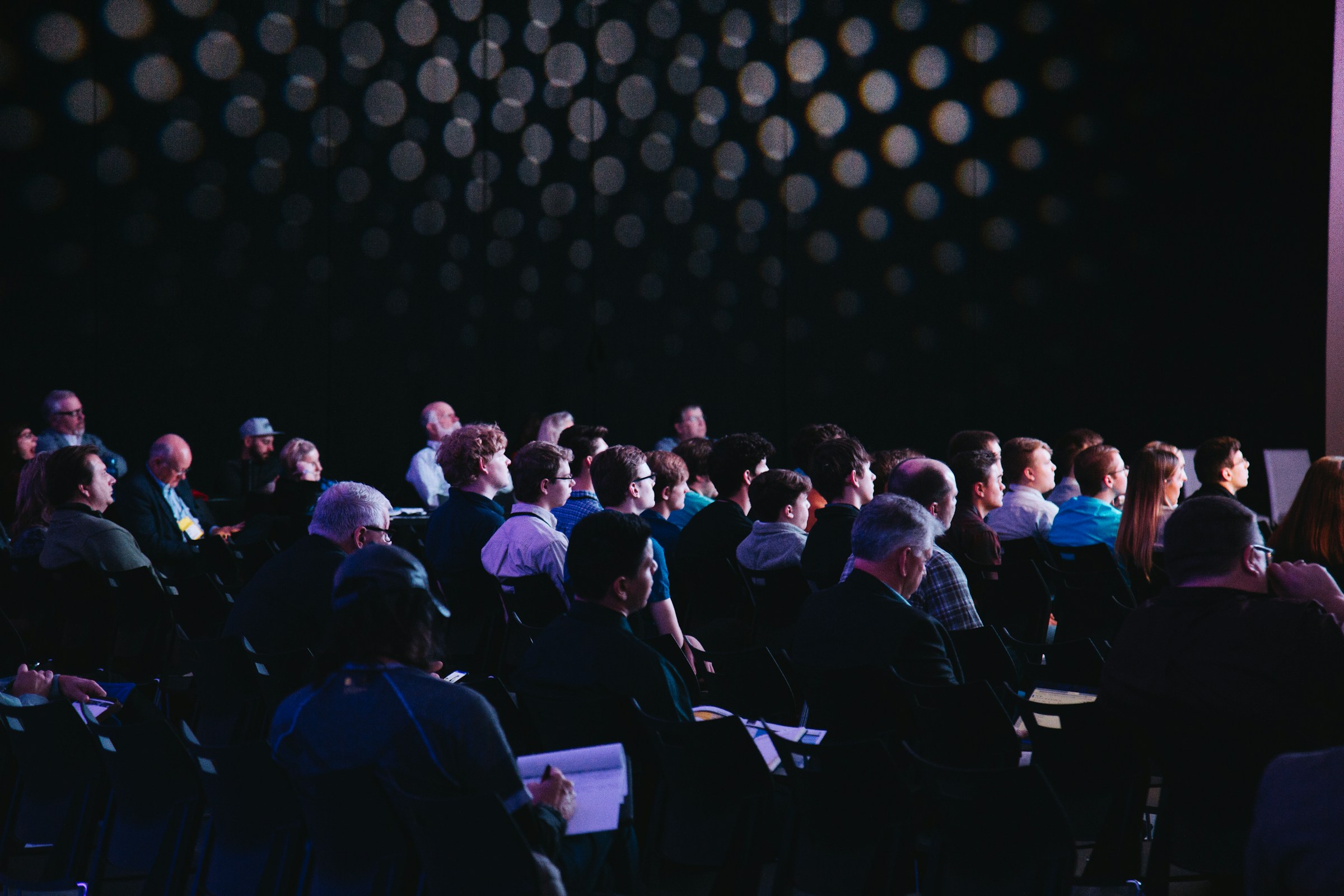 Audience at an academic conference session