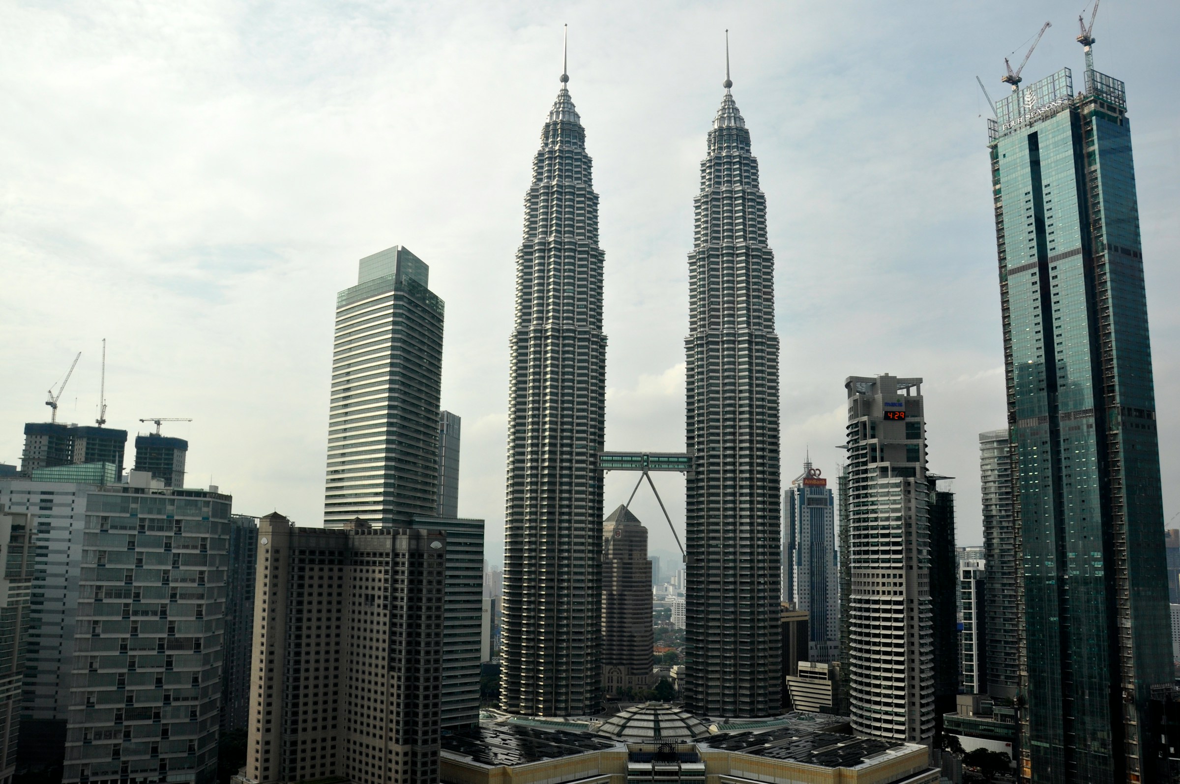 Kuala Lumpur skyline at dusk